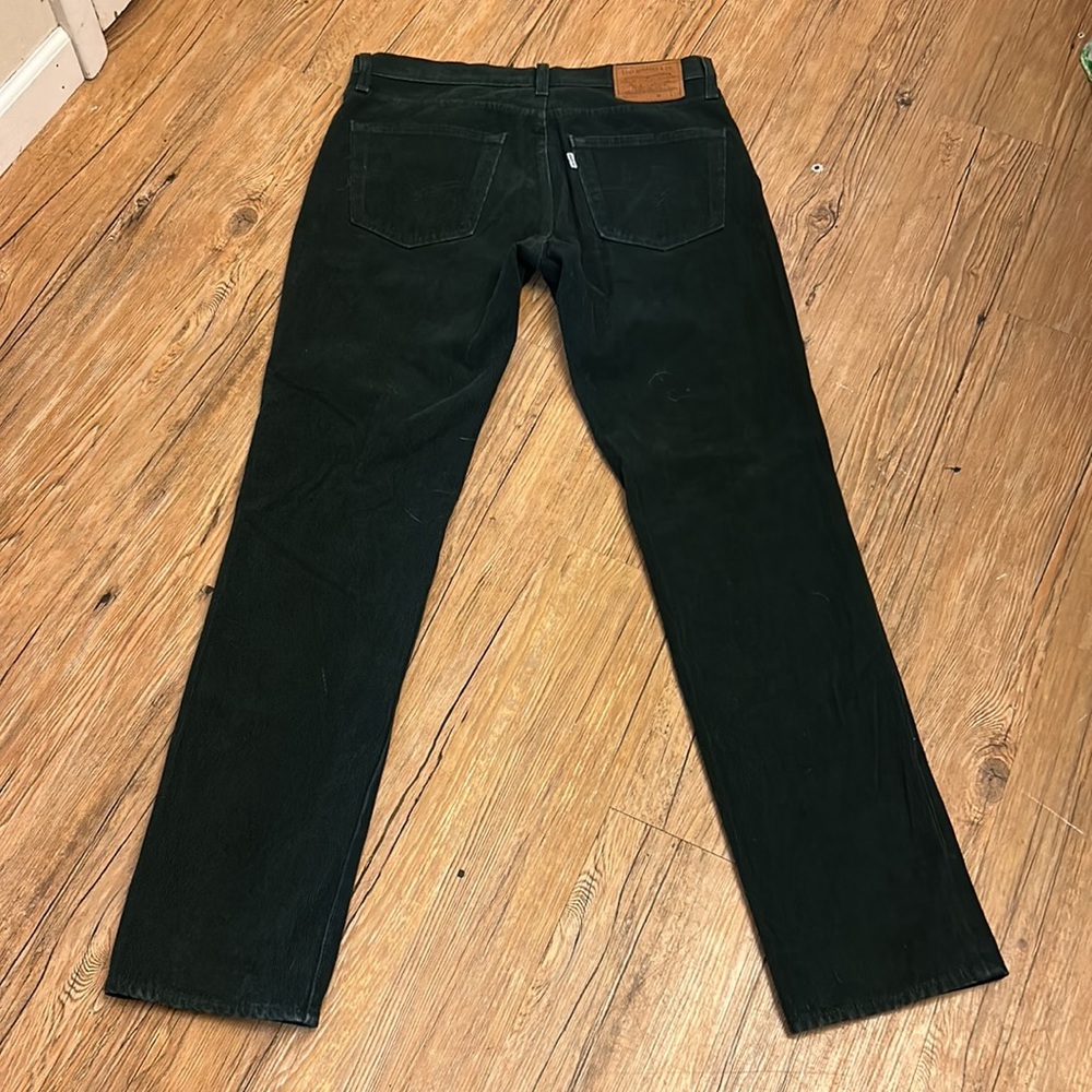 Levi Women’s Pants Green Corduroy Size 33/32 Vintage